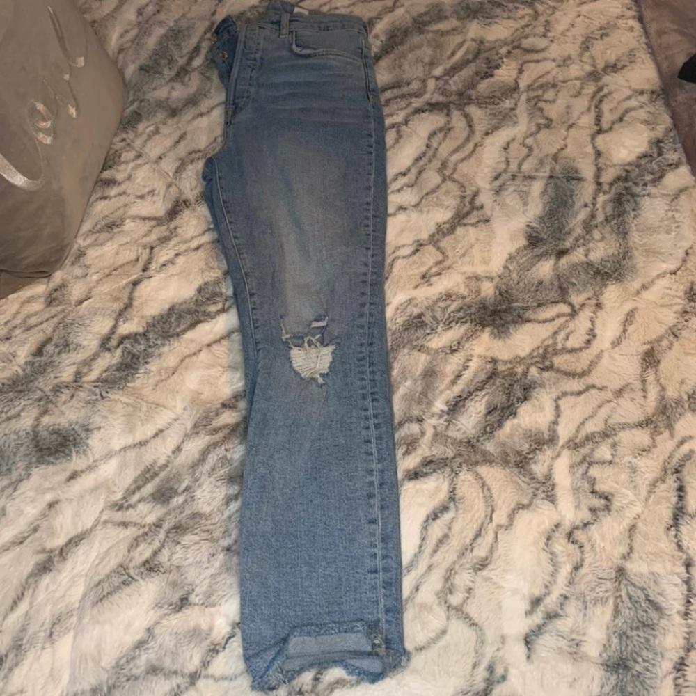 Distressed Mom Jeans - Picture 3 of 7